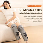 Massaggiatore a compressione d'aria senza fili per gambe con funzione riscaldante, per alleviare il dolore a polpacci e ginocchia.