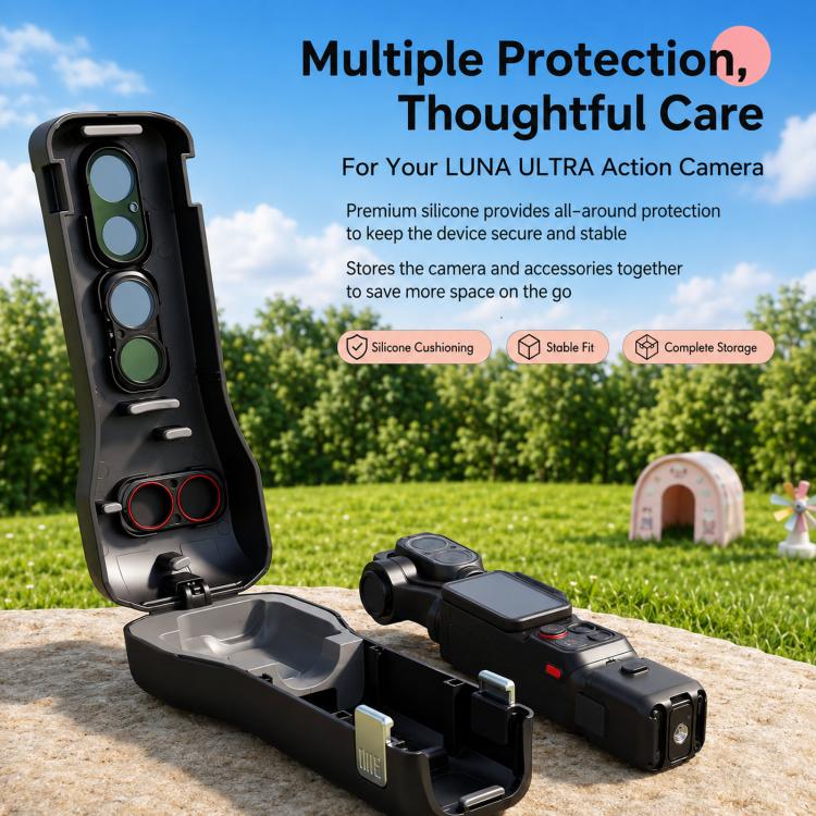 Per Insta360 Luna Ultra Custodia protettiva rigida Copertura gimbal Scatola di stoccaggio