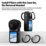 Copertura antipolvere in silicone per obiettivo per action camera Insta360 X6 Flymile.