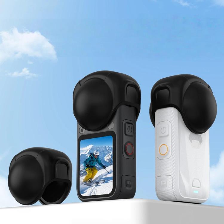 Copertura antipolvere in silicone per obiettivo per action camera Insta360 X6 Flymile.