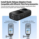 Custodia protettiva in silicone e copriobiettivo Flymile per Insta360 X6.