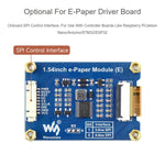 Display Waveshare E6 E-Paper 1,54 pollici a colori 240x240 pixel SPI