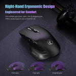 Mouse wireless IMICE G209 doppia modalità Bluetooth 2.4G ergonomico