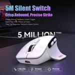 Mouse wireless IMICE G209 doppia modalità Bluetooth 2.4G ergonomico