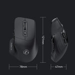 Mouse wireless IMICE G209 doppia modalità Bluetooth 2.4G ergonomico
