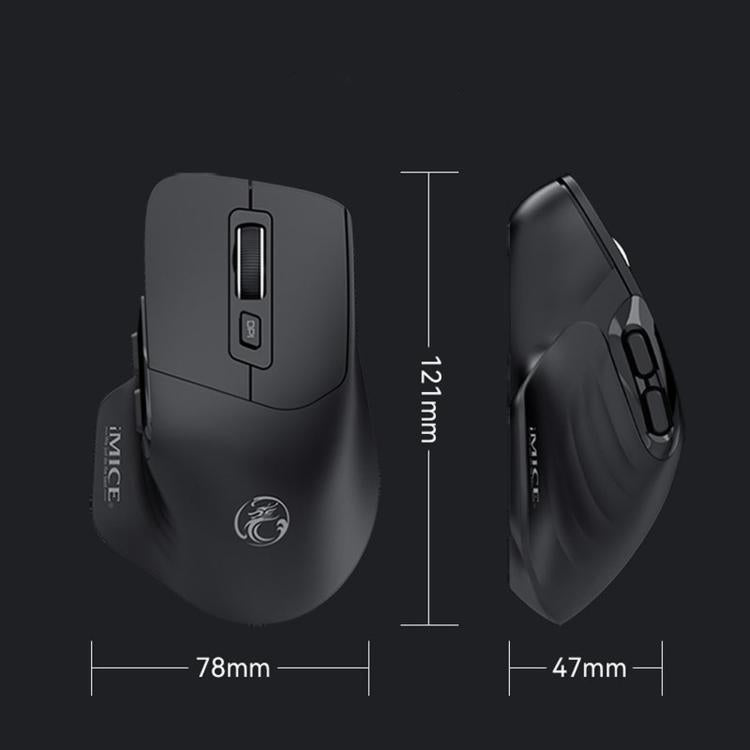 Mouse wireless IMICE G209 doppia modalità Bluetooth 2.4G ergonomico