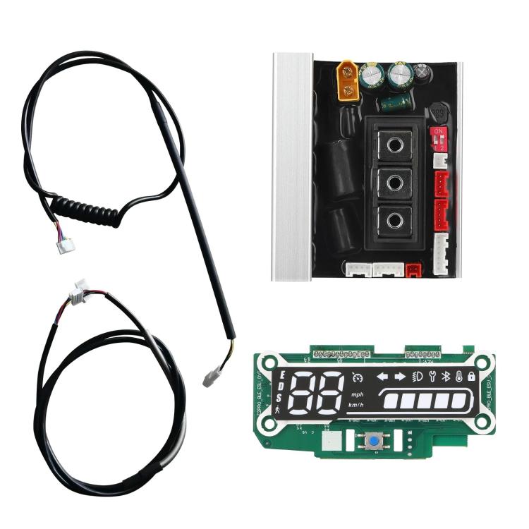 Kit controller per monopattino elettrico Segway Ninebot E2 Pro 4-in-1: scheda madre, display Bluetooth, cavo controller e cavo cruscotto., 4-in-1 Kit