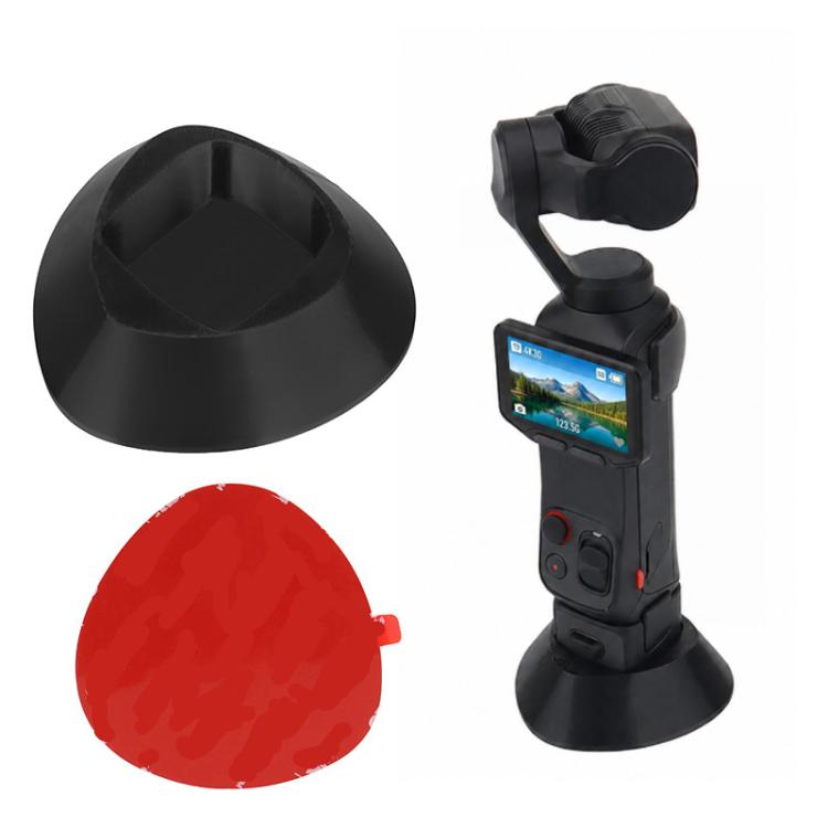Per Insta360 Luna Pro / Base di montaggio in silicone ultra flessibile per scrivania e cruscotto auto, Black Standard, White Standard, Black with Adhesive Pad, White with Adhesive Pad