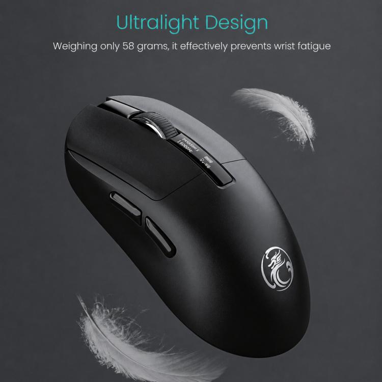 Mouse da gioco wireless Bluetooth iMICE G200 a tre modalità con display