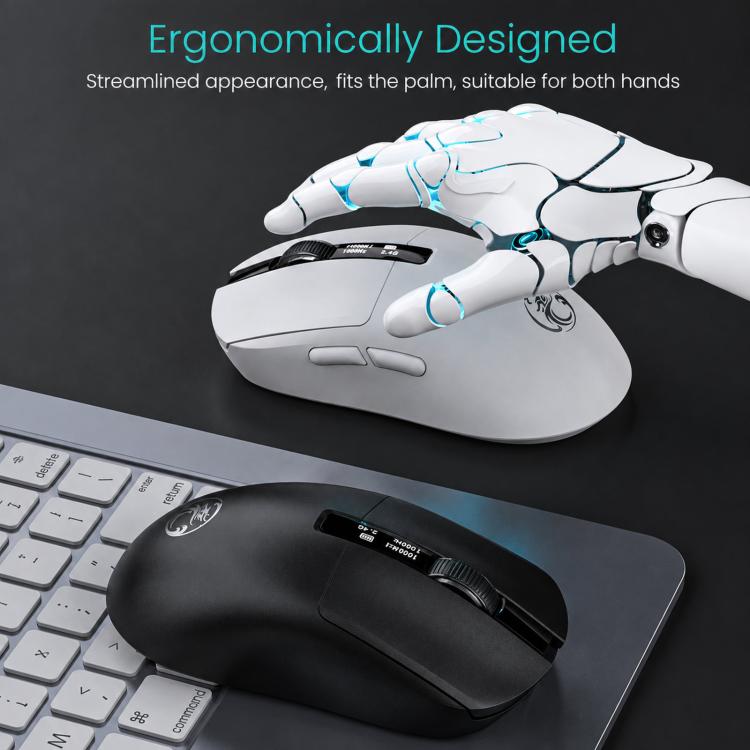Mouse da gioco wireless Bluetooth iMICE G200 a tre modalità con display