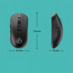 Mouse da gioco wireless Bluetooth iMICE G200 a tre modalità con display