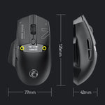 Mouse gaming wireless iMICE G205 Tri-Mode con display e 12800 DPI