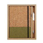 Set di quaderni A5 ecologici con penna, con finitura effetto legno, ideali per appunti e lavoro., Coffee Grounds Patchwork, Tea Leaf Scrap Patchwork, Coffee Grounds Pieced-Together, Black Tea Residue, Sapwood Pattern