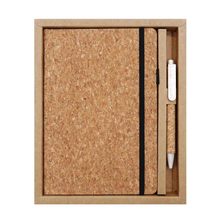 Set di quaderni A5 ecologici con penna, con finitura effetto legno, ideali per appunti e lavoro., Coffee Grounds Patchwork, Tea Leaf Scrap Patchwork, Coffee Grounds Pieced-Together, Black Tea Residue, Sapwood Pattern