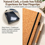 Set di quaderni A5 ecologici con penna, con finitura effetto legno, ideali per appunti e lavoro., Coffee Grounds Patchwork, Tea Leaf Scrap Patchwork, Coffee Grounds Pieced-Together, Black Tea Residue, Sapwood Pattern