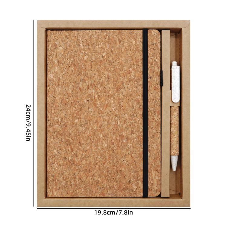 Set di quaderni A5 ecologici con penna, con finitura effetto legno, ideali per appunti e lavoro., Coffee Grounds Patchwork, Tea Leaf Scrap Patchwork, Coffee Grounds Pieced-Together, Black Tea Residue, Sapwood Pattern