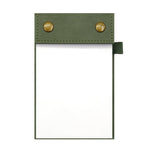 Blocco note portatile formato A6 con copertina in pelle e pagine a strappo, taccuino per ufficio., Black Blank Page, Green Blank Page, Pink Blank Page, Blue Blank Page, Black Horizontal Ruled Page, Green Horizontal Ruled Page, Pink Horizontal Ruled Pag...