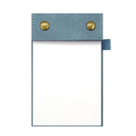 Blocco note portatile formato A6 con copertina in pelle e pagine a strappo, taccuino per ufficio., Black Blank Page, Green Blank Page, Pink Blank Page, Blue Blank Page, Black Horizontal Ruled Page, Green Horizontal Ruled Page, Pink Horizontal Ruled Pag...