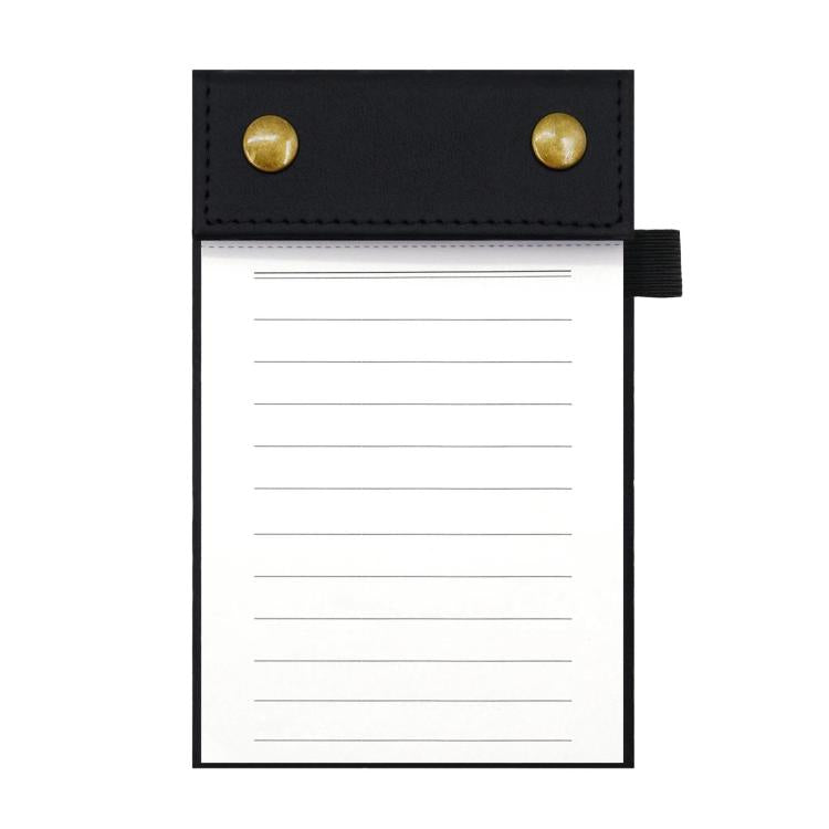 Blocco note portatile formato A6 con copertina in pelle e pagine a strappo, taccuino per ufficio., Black Blank Page, Green Blank Page, Pink Blank Page, Blue Blank Page, Black Horizontal Ruled Page, Green Horizontal Ruled Page, Pink Horizontal Ruled Pag...