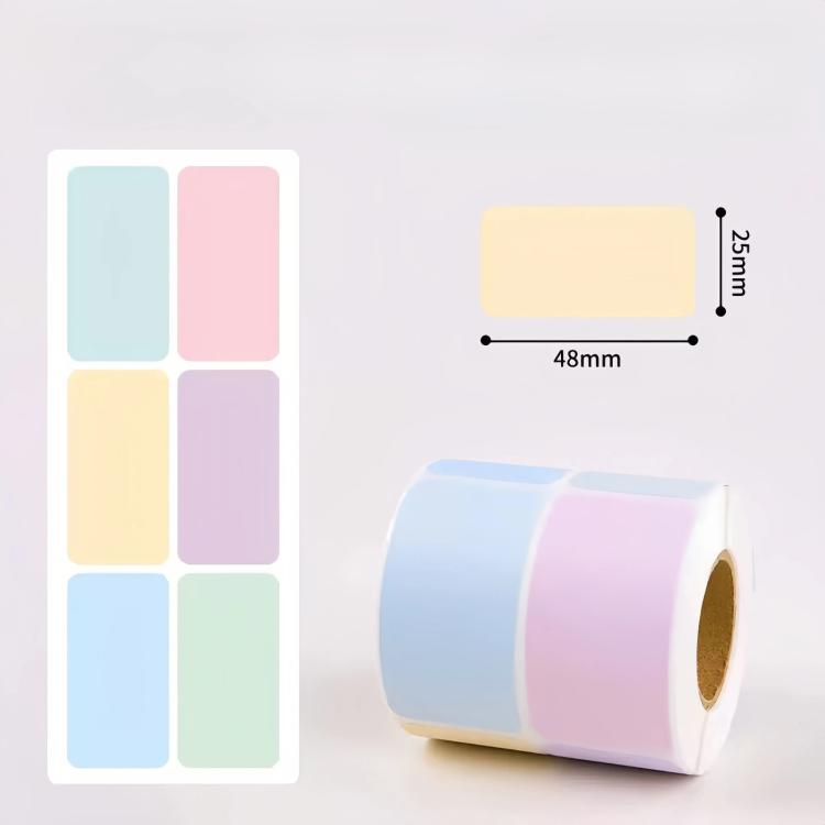 Etichette adesive rettangolari impermeabili e scrivibili con codice di codifica., 500 Labels/Roll Colorful, 500 Labels/Roll Light Color, 400 Labels/Roll Large, 800 Labels/Roll Macaron