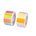Etichette adesive rettangolari impermeabili e scrivibili con codice di codifica., 500 Labels/Roll Colorful, 500 Labels/Roll Light Color, 400 Labels/Roll Large, 800 Labels/Roll Macaron