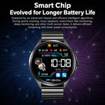 Smartwatch SKMEI S235 con chiamate Bluetooth, schermo touch HD da 1,45 pollici, rilevamento della frequenza cardiaca e dell'ossigeno nel sangue, NFC e funzione NFC., TPU Strap, Leather Strap Black, Leather Strap Brown, Stainless Steel Strap