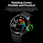 Smartwatch SKMEI S235 con chiamate Bluetooth, schermo touch HD da 1,45 pollici, rilevamento della frequenza cardiaca e dell'ossigeno nel sangue, NFC e funzione NFC., TPU Strap, Leather Strap Black, Leather Strap Brown, Stainless Steel Strap
