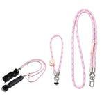 Cordino per fotocamera Cwatcun D232 2 in 1, tracolla regolabile da collo e da polso con moschettone a sgancio rapido da 1/4 di pollice., Small Pink, Small Light Gray, Medium Light Gray