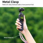 Cordino per fotocamera Cwatcun D232 2 in 1, tracolla regolabile da collo e da polso con moschettone a sgancio rapido da 1/4 di pollice., Small Pink, Small Light Gray, Medium Light Gray