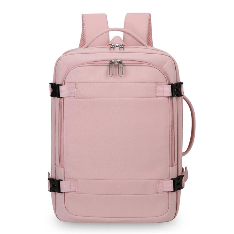 Zaino da viaggio REMOID 1005, espandibile, per laptop, con porta di ricarica USB e cinghia per il fissaggio al bagaglio.