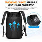 REMOID T99 Borsa sportiva da palestra con scomparto per scarpe, impermeabile, ideale per racchette da tennis e viaggi., T99
