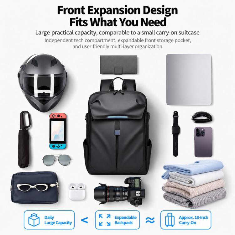 Zaino sportivo da viaggio REMOID 1204A con porta casco, porta pallone da basket e borsa impermeabile per laptop.