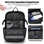 Zaino sportivo da viaggio REMOID 1204A con porta casco, porta pallone da basket e borsa impermeabile per laptop.