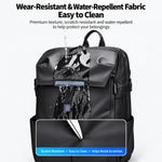 Zaino sportivo da viaggio REMOID 1204A con porta casco, porta pallone da basket e borsa impermeabile per laptop.