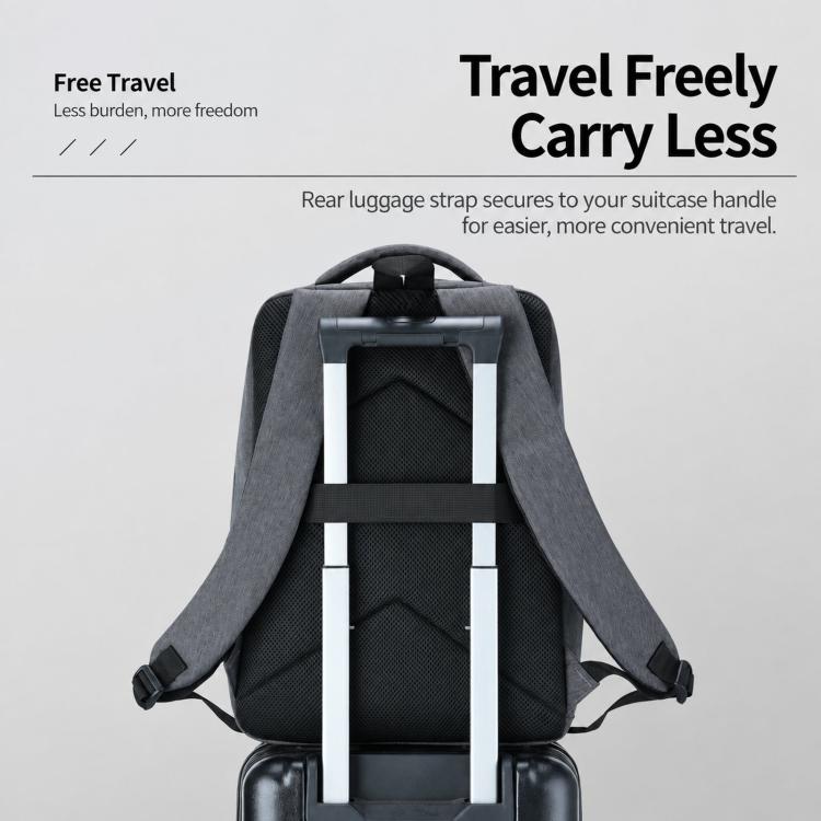 REMOID 26088 Zaino da uomo per laptop, leggero, resistente all'acqua, ideale per viaggi e lavoro.