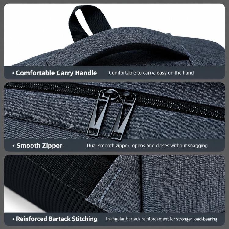 REMOID 26088 Zaino da uomo per laptop, leggero, resistente all'acqua, ideale per viaggi e lavoro.