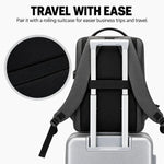 Zaino per laptop REMOID 1173, resistente all'acqua, ideale per viaggi di lavoro e con porta di ricarica USB.