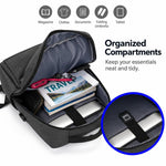 Zaino per laptop REMOID 1173, resistente all'acqua, ideale per viaggi di lavoro e con porta di ricarica USB.