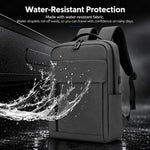 Zaino per laptop REMOID 1173, resistente all'acqua, ideale per viaggi di lavoro e con porta di ricarica USB.