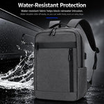 Zaino per laptop REMOID 1172, resistente all'acqua, ideale per viaggi di lavoro e con porta di ricarica USB.
