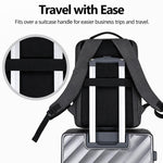 Zaino per laptop REMOID 1172, resistente all'acqua, ideale per viaggi di lavoro e con porta di ricarica USB.