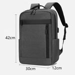 Zaino per laptop REMOID 1172, resistente all'acqua, ideale per viaggi di lavoro e con porta di ricarica USB.
