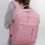 Zaino da viaggio REMOID 725 impermeabile con tasca per oggetti personali, scomparto per laptop e tasca impermeabile.