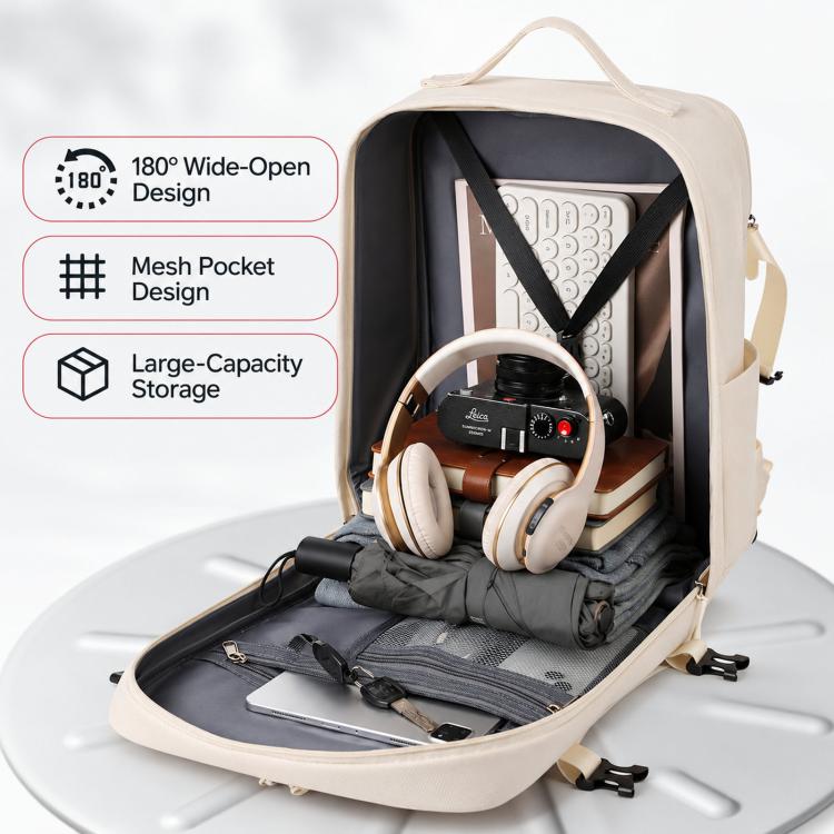 Zaino da viaggio REMOID 725 impermeabile con tasca per oggetti personali, scomparto per laptop e tasca impermeabile.