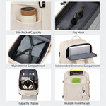 Zaino da viaggio REMOID 725 impermeabile con tasca per oggetti personali, scomparto per laptop e tasca impermeabile.
