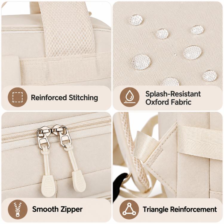 Zaino da viaggio REMOID 725 impermeabile con tasca per oggetti personali, scomparto per laptop e tasca impermeabile.