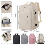 Zaino da viaggio REMOID 725 impermeabile con tasca per oggetti personali, scomparto per laptop e tasca impermeabile.