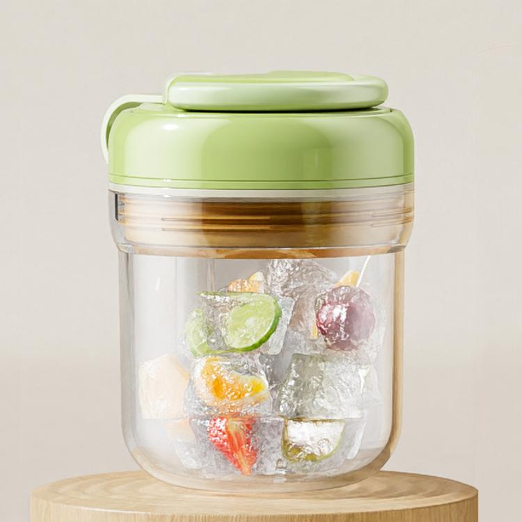 Stampo per cubetti di ghiaccio, tazza con pressa portatile per ghiaccio, Orange 380ml, Green 380ml, White 380ml, Orange 550ml, Green 550ml, White 550ml
