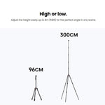Treppiede originale Extended Edition, per Insta360 X6 / X5 / X4 Air / X4 / X3 / ONE RS / ONE X2 / ONE R / GO 2, Extended Edition Tripod
