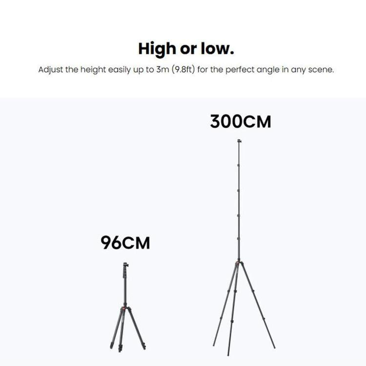 Treppiede originale Extended Edition, per Insta360 X6 / X5 / X4 Air / X4 / X3 / ONE RS / ONE X2 / ONE R / GO 2, Extended Edition Tripod